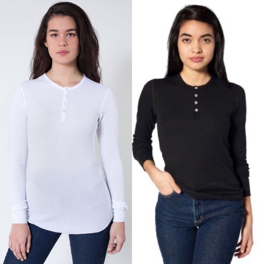COPY - American Apparel 2PACK White & Black Unise…